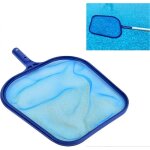 Puisette de piscine avec manche tlescopique de 43  104 cm, rteau  feuilles en maille pour spa, bassin, ...