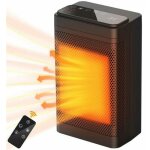 Alovez - radiateur soufflant cramique 1500w radiateur soufflant electrique basse consommation minuterie ...