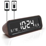 Alovez radio r�veil 5 sons nature, 2 usb, fm, 22x7 cm