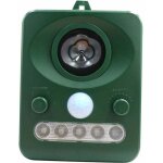 Alovez - repulsif d'oiseaux a ultrasons solaire exterieur, double charge solaire, conception etanche, ...