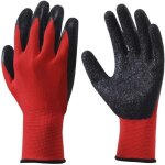 Alovez - solide lot de gants de travail en rev�tement latex antid�rapants grip, id�al pour la manutention, ...