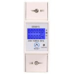 Alovez - sous compteur �lectrique monophas� 80a max modulaire, simple tarif, affichage lcd, remise a ...