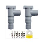 Vanne d'arrt pour piscines avec raccord de tuyau de 32 mm robinet d'arrt pour piscine vanne  piston ...