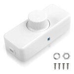 Alovez - variateur de lumire led 3 w - 100 w et variateur rotatif 220 - 240 v avec bouton intelligent ...