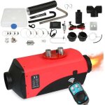 Alovze chauffage diesel 12v 5kw air diesel heater, r�chauffeur d'air diesel avec affichage � t�l�commande ...