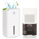 Alovze d�shumidificateur �lectrique r�servoir d'eau 850ml, d�shumidificateur d?air silencieux