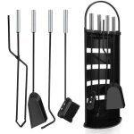 Alovze serviteur de chemine 5 pices - outils de chemine