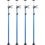 Alovze support de montage etai de soutien en acier rglable en hauteur 115 - 290cm, kit de 4
