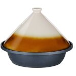 Alpina poêle à tajine 2. 5l - tahin avec couvercle de céramique Ø30cm - pain convient à l'induction, ... Alpina poêle à tajine 2. 5l - tahin avec couvercle de céramique Ø30cm - pain convient à l'induction, ...