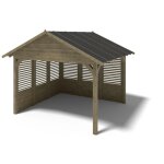 Altanka - pergola de jardin 4, 04x4, 04m avec panneaux - trait�