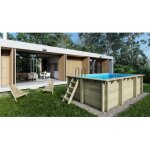 Altanka - piscine en bois aqua 4, 65x2, 85 - h. 1, 24 m fixations � visser