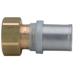 Altech - raccord droit - femelle - ecrou libre - pour tube multicouche - 16 vers 1 / 2 - lot de 5 4434907 ...