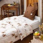 Bunny - couette imprime lapin 140x200 cm + 1 taie d'oreiller 60x60 cm
