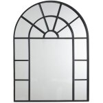 Altobuy - miroir fen�tre m�tal noir 60x80 cm