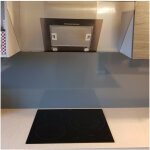 Alucouleur - crdence gris basalte ral 7012 h 20 cm x l 60 cm 1, 5 mm