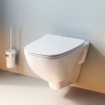 Am. pm - wc suspendu sans bride wc en céramique sans rebord avec couvercle de siège softclosing Am. pm - wc suspendu sans bride wc en céramique sans rebord avec couvercle de siège softclosing
