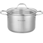 Arthur martin - am1022 marmite 36 cm avec couvercle ? acier inoxydable ? tous feux dont induction