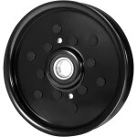 Am106627 poulie de renvoi pour tondeuse john deere, am121602 poulie de renvoi plate pour john deere lt133 ...