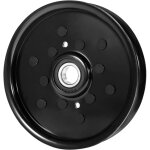 Am106627 poulie de renvoi pour tondeuse john deere, am121602 poulie de renvoi plate pour john deere lt133 ...