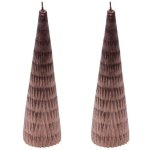 Amadeus - bougie c�ne enchant� 19, 5 cm (lot de 2)