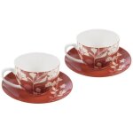 Amadeus - coffret de 2 tasses et sous - tasses isana
