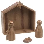 Amadeus - cr�che avec 3 santons