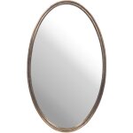 Amadeus - miroir ovale 52x4x86 cm en aluminium doré Amadeus - miroir ovale 52x4x86 cm en aluminium doré