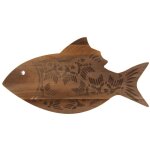 Planche poisson keola en bois - amadeus