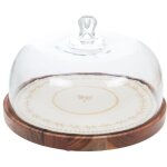 Amadeus - plat rond avec cloche romy 30 cm