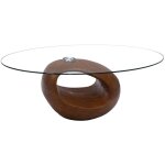 Amadeus - table basse rocher noyer Amadeus - table basse rocher noyer