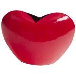 Amadeus - vase c?ur rouge 15, 5 cm