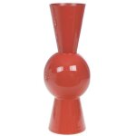 Amadeus - vase gatsby brique en m�tal 55 cm