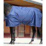 135 cm, bleu marine: couverture de bote irlandaise bucas avec rembourrage de 300g et fermeture  pression ...