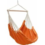 Hamac suspendu pour s'asseoir xxl 185x130cm 100% coton 150kg sige pour se balancer avec pivot 360 orange ...