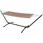Hamac avec support - 310cm support hamac acier - 190x80 hamac jardin exterieur