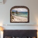 Ambiance - sticker - sticker trompe l'oeil de corse 3 70 x 80 cm