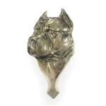 American staffordshire terrier, amstaff, amstaf - heurtoir de porte en forme de tte de chien, heurtoir ...