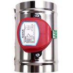 Amortisseur �lectrique 220v acier inoxydable vanne d'air motoris�e clapet anti - retour tuyau 100mm 4 ...