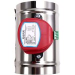 Amortisseur �lectrique 220v acier inoxydable vanne d'air motoris�e clapet anti - retour tuyau 100mm 4 ...