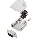 L17dtzk09 + l717sde09p kit embase sub - d m�le 180 � nombre de p�les: 9 f�t � souder 1 pc(s) - amphenol ...