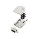 L17dtzk09 + l717sde09p kit embase sub - d m�le 180 � nombre de p�les: 9 f�t � souder 1 pc(s) - amphenol ...