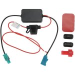Amplificateur de signal d'antenne radio, interface fakra ii 12v 75ohms am fm, booster a�rien pour voitures ...