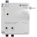 Amplificateur tv - d - home - int�rieur 2 sorties 32db - connect� - filtr� 4g - 5g - app mobile tv finder ...