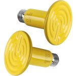 Ampoule chauffante en c�ramique pour reptiles, sans lumi�re, chauffage pour terrarium, amphibien, serpent, ...