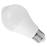 Ampoule � d�tecteur de mouvement led 9w, ba�onnette filet�e e27, capteur de mouvement corporel intelligent ...