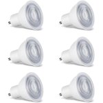 Ampoules gu10 blanc chaud 3000k, ampoule led gu10 5w �quivalent incandescente 40w, 350lm angle de faisceau ...
