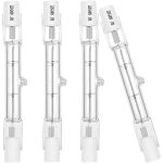 Ampoule halog�ne eco r7s 78mm 120w 230v 1600lm blanc chaud 2700k t3 ampoule de type j pour le travail, ...