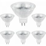 Ampoule halogene pack de 6 gu5. 3 35w 12v, 400lm blanc chaud 2700k dimmable, ampoule spot halogne mr16 ...