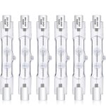 Ampoule halog�ne r7s 78mm 100w 230v, ampoule j78 dimmable halogene 2800k blanc chaud, convient pour les ...