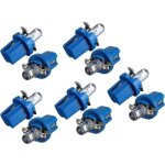 Ampoule led compteur tableau de bord t5 bleu avec support pour voiture tuning